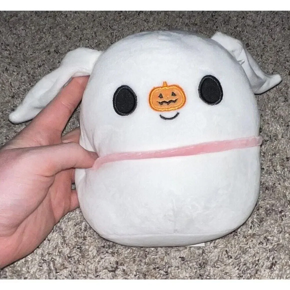 Squishmallow 8" Nightmare Before Christmas Zero Dog‎ - Official Kellytoy Plush - Picture 1 of 6